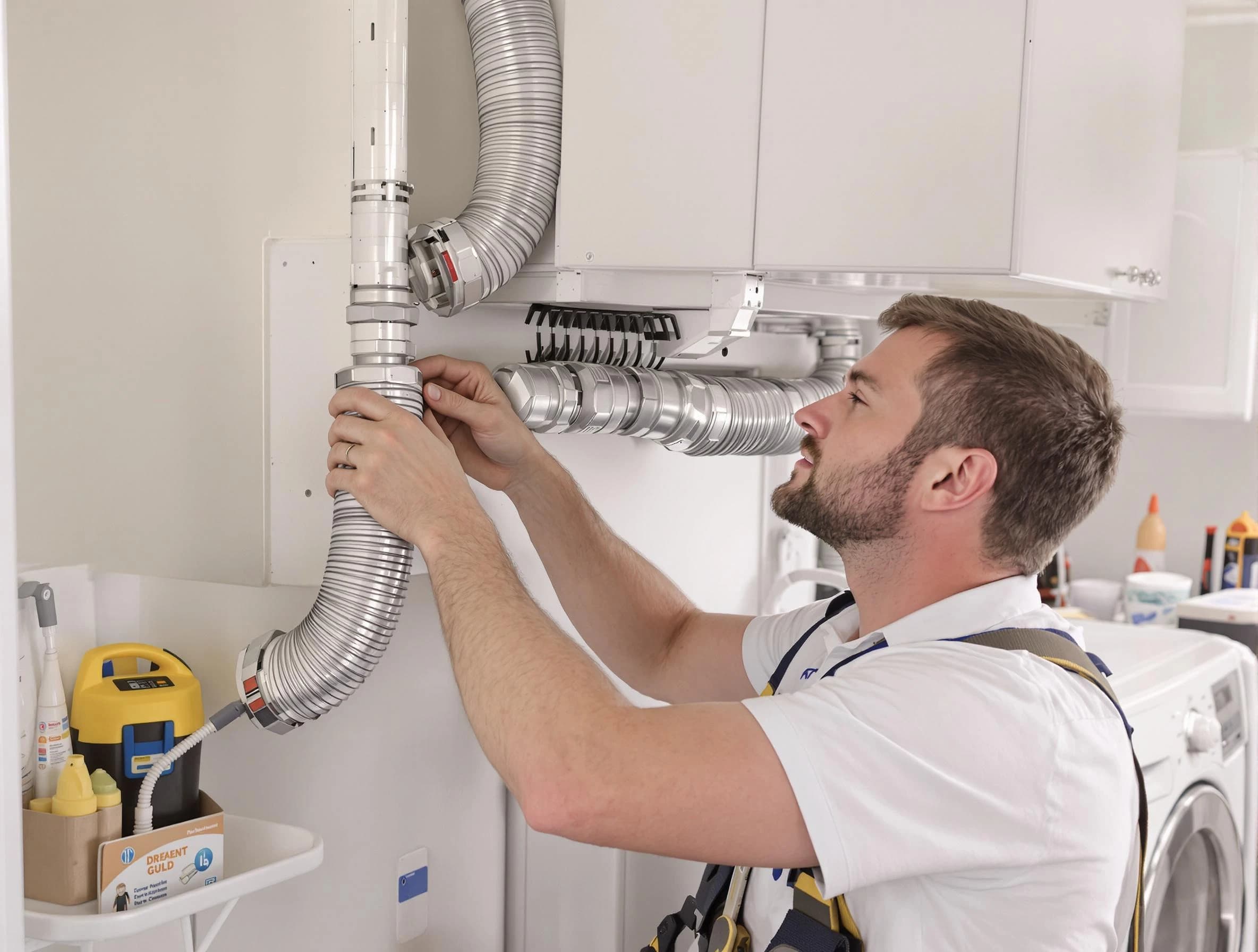 Professional dryer vent repair and installation by Anthem Dryer Vent Cleaning in Anthem