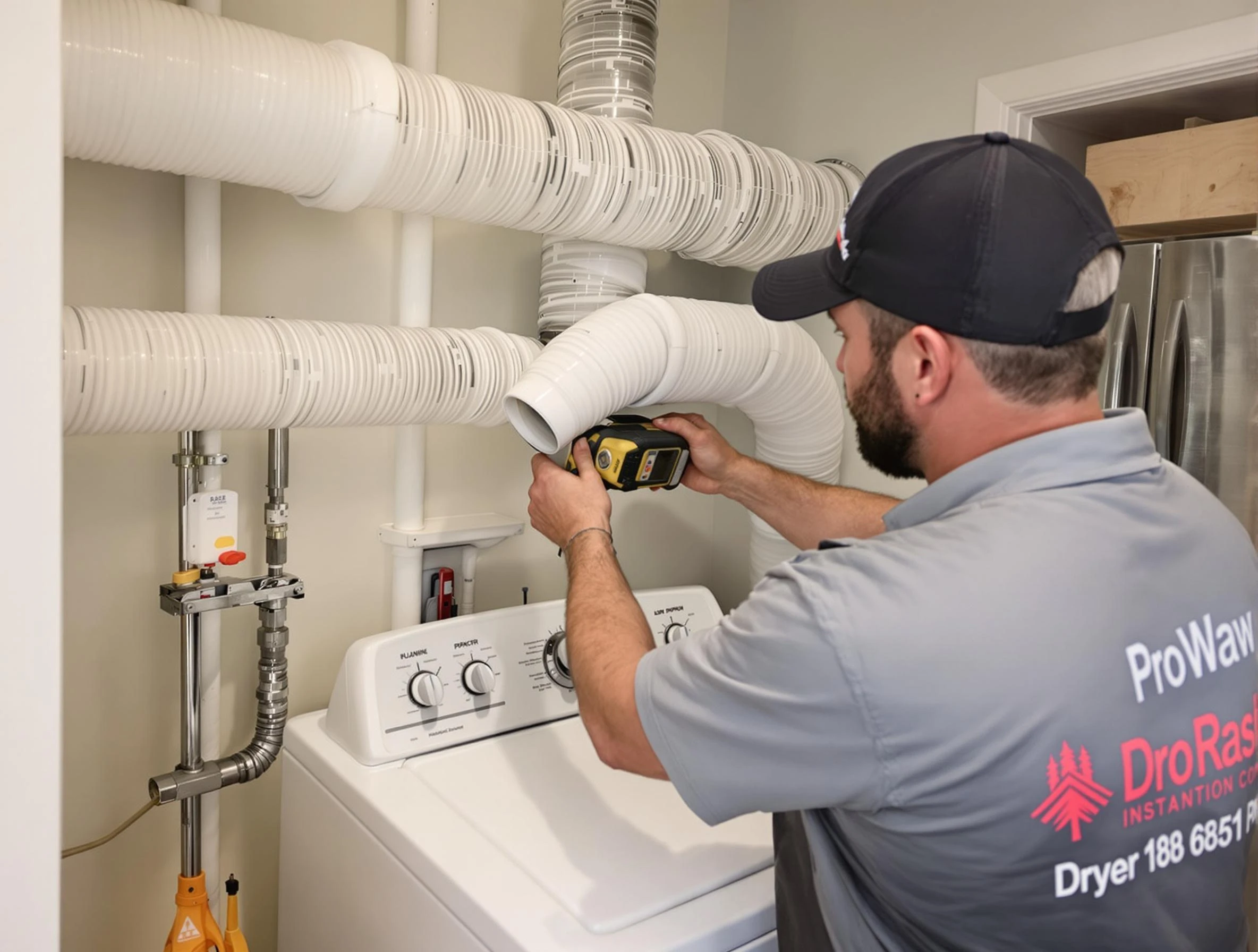Professional dryer vent hose installation by Anthem Dryer Vent Cleaning in Anthem
