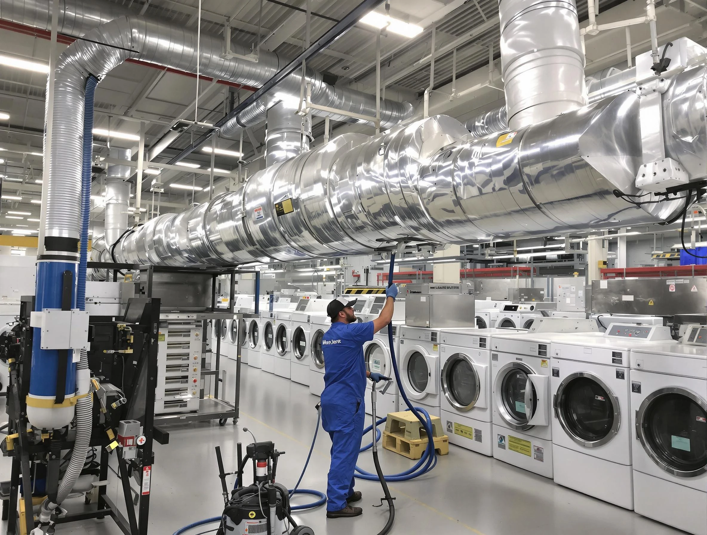 Anthem Dryer Vent Cleaning team performing heavy-duty industrial dryer vent cleaning in Anthem